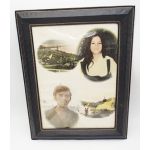 Aviation In Country Naugahyde Frame Picture