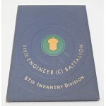 WWII 312th Engineer Battalion 87th Infantry Division Unit History with Soldiers Letters.