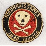 ​Vietnam 2nd Battalion 34th Infantry Reconnaissance HEAD HUNTERS Pocket Patch
