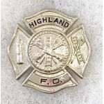 ​​Highland, Illinois Fire Department Cap Badge