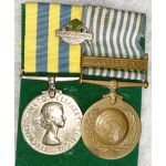 ​Captain J G Walkins New Zealand Korean War Service Medals Duo