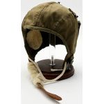 WWII A-9 Cloth Flight Helmet