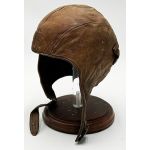 WWI Private Purchase Pilots Leather Flight Helmet