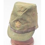 WWII Japanese Army Late War Enlisted Field Cap with Bullion Star