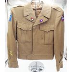 WWII US Army 87th ENGINEER BATTALION HEAVY PONTON Ike Jacket​.