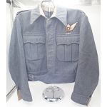 WWII Canadian RCAF Aerial Bombardier Jacket with ribbons