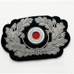WWII German Army Officers Bullion Visor Cap Wreath
