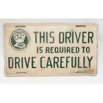 1930's-WWII (?) Civilian Conservation Corps / CCC Truck License Plate