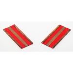 ​WWII Japanese Dead Stock Army Warrant Officers Collar Tab Set