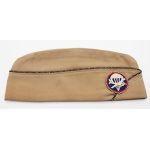 Army WWII Airborne Officers Khaki Garrison Cap