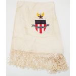 WWII CBI Raw Silk Pilot's Scarf with Dragon