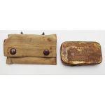 WWI era M-1910 First Aid Pouch with Tin 1918 dated
