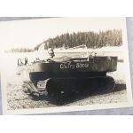 WWII Cherry Blonde Studebaker Tracked Vehicle Photo