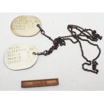 ​WWII era USMC Women's Reserve ​Dogtag Set