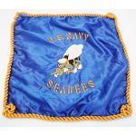 Japanese Made Seabees Rayon Wall Hangar