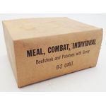 Vietnam era Beefsteak and Potatoes with Gravy B-2 Boxed Unit Ration