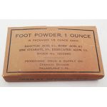 WWII era US Army Foot Powder Box Unissued