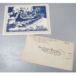WWII 178th Engineer Battalion France 1944 Christmas Card