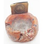 WWI era Belt Buckle Trench Art Ashtray