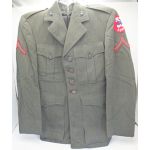 WWII USMC 51st Defense Battalion Dress Jacket