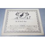 Korean War era US Navy Arctic Survival Certificate