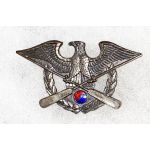 Korean War 8240th AU UNPIK Numbered Salamanders Badge