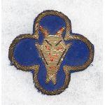 WWII 88th Division Devil Head Bullion Patch