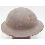 WWI M1917 helmet painted to 33rd Infantry Division