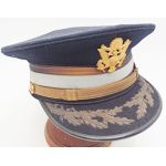 WWII US Army Dress Blue Infantry Officers Visor cap