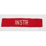 WWI or early WWII Instructor Armband