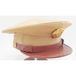 WWII Army Khaki Enlisted Visor Cap