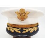 WWII Army Officer Tropical Visor Cap