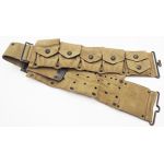​Pre-WWI eagle snap pea green cartridge belt