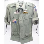Early Vietnam 13th Aviation Battalion Advisors 1st Pattern Exposed Buton Jungle Shirt