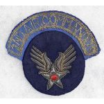 WWII Army Air Forces 2nd Air Commando Bullion Patch Set