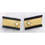 WWII Imperial Japanese Navy Rear Admiral Collar Tabs