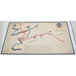 ​WWII era US Army 133rd AAA Gun Battalion Unit History Map