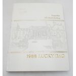 US Naval Academy Lucky Bag Yearbook Dated 1988 Book 1