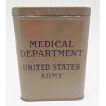 WWII era ​Medical Department Tin with Iodine Swabs