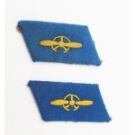 WWII Japanese Army Aviation Cadet Collar Tab Set