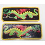 Vietnam era Yellow Border Dragon Liberty Cuffs Pair