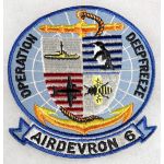 1960's US Navy AIRDEVRON 6 Operation Deep Freeze Squadron Patch