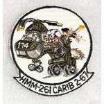 Vietnam Era US Marine Corps HMM-261 Big Daddy Roth Design Squadron Patch