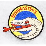 ​1960's-70's US Air Force 78th Tactical Fighter Squadron BUSHMASTERS ACE NOVELTY Patch