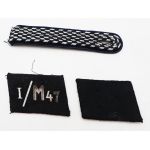 WWII era ​NSKK Collar Tabs Set and Epaulette​