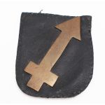 WWII German ​23rd Panzer Division Privately Made Cap Badge