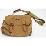 WWII Rubberized Musette Bag and strap