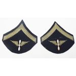 Rayon Air Corps PFC Rank Chevrons