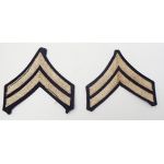 WWII era US Army Twill Corporal Rank Chevrons