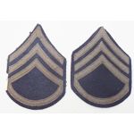​WWII era Wool Staff Sergeant Rank Chevrons